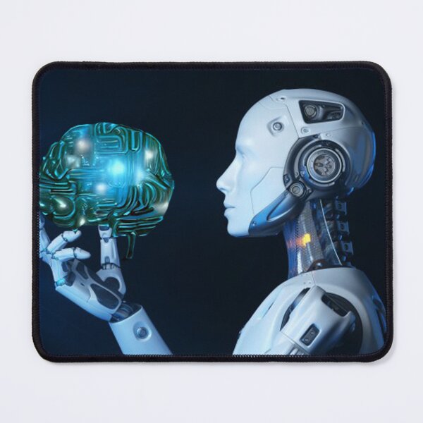 Item preview, AI vs human brain designed and sold by Omar-ArtAttack.