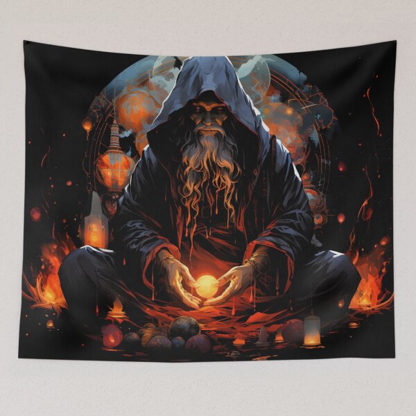 Item preview, Nocturnal Revenge Old Wiseman designed and sold by Spookyashell.