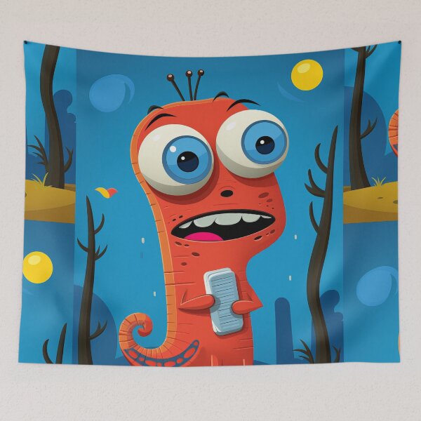 Item preview, Cartoonish Lizard Illustration designed and sold by Piotrek0001.