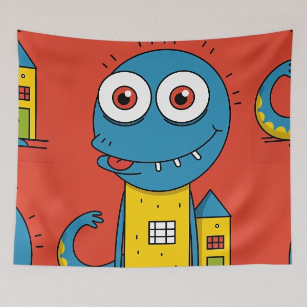 Item preview, Cartoonish Lizard Illustration designed and sold by Piotrek0001.