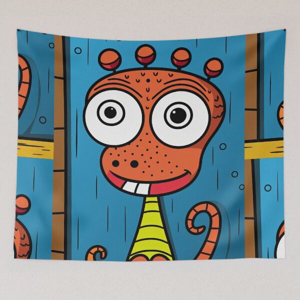Item preview, Cartoonish Lizard Illustration designed and sold by Piotrek0001.