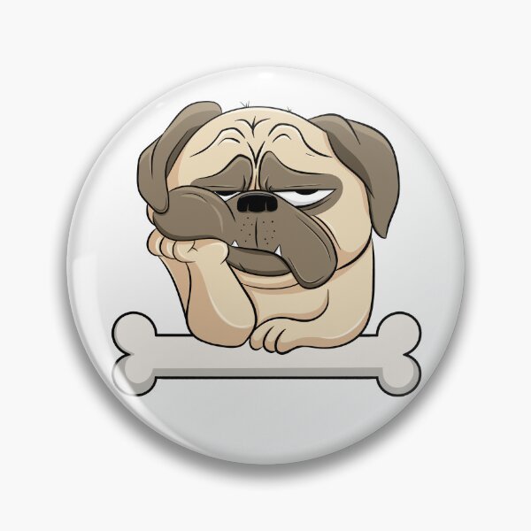 Item preview, bored pug designed and sold by KrustyKrafty.