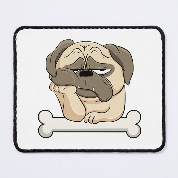 Item preview, bored pug designed and sold by KrustyKrafty.