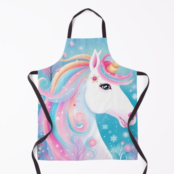 Item preview, Enchanted Winter Unicorn in a Magical Snowy Realm designed and sold by FriskyLemur.