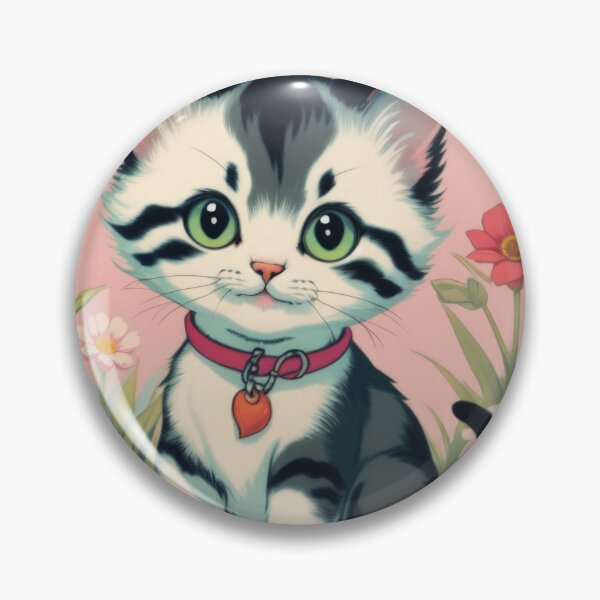 Item preview, Pastel Vintage Kitten - Chic Chat Créations Ref.119 designed and sold by ChicChat.