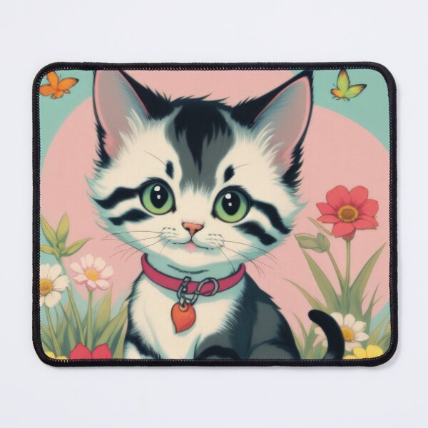 Item preview, Pastel Vintage Kitten - Chic Chat Créations Ref.119 designed and sold by ChicChat.