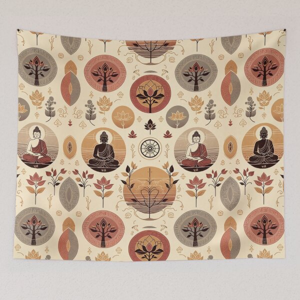 Item preview, Seamless Enlightenment Path Pattern designed and sold by CoussaZau.