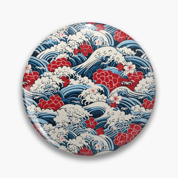 Item preview, Japanese Style Waves designed and sold by Vector Scout Lab.