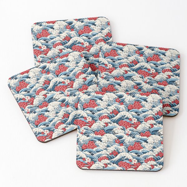 Item preview, Japanese Style Waves designed and sold by Vector Scout Lab.