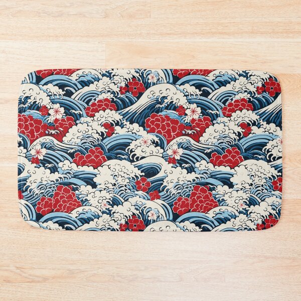 Item preview, Japanese Style Waves designed and sold by Vector Scout Lab.