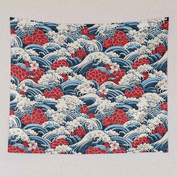 Item preview, Japanese Style Waves designed and sold by Vector Scout Lab.