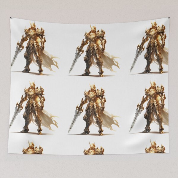 Item preview, Knight in golden armor designed and sold by GoodThings66.
