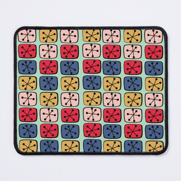 Item preview, Retro pattern No.52- starbursts and rectangles designed and sold by TalkingHerds.