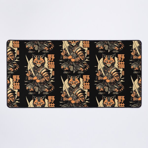 Item preview, Cat Samurai Warrior Retro Vintage Japanese Feline Bushido designed and sold by GrandeDuc.