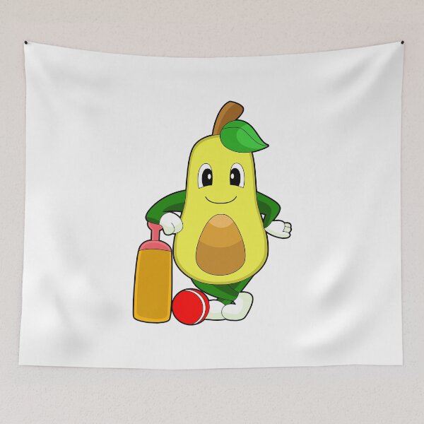 Item preview, Avocado Cricket Cricket bat designed and sold by Snabdesign84.