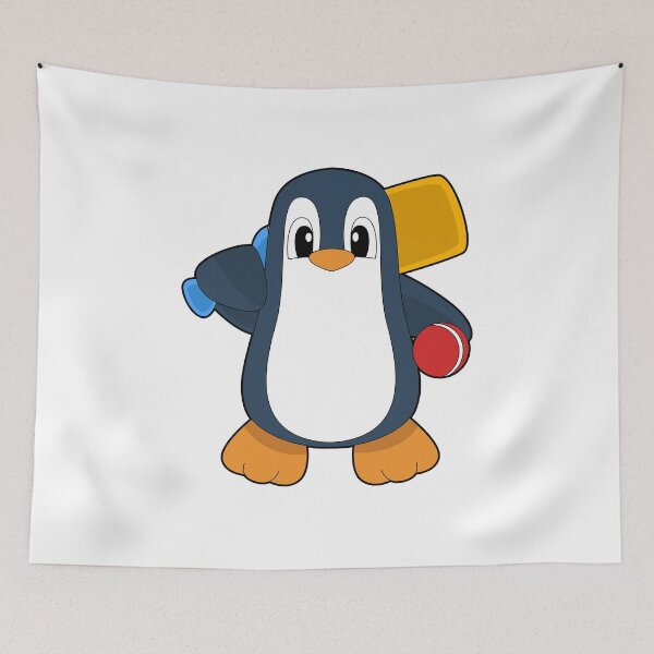 Item preview, Penguin Cricket Cricket bat designed and sold by Snabdesign84.