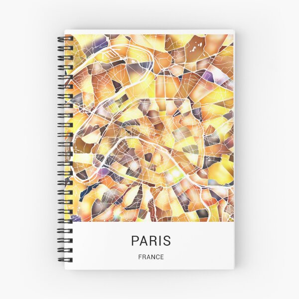 Item preview, Paris France Named City Map - Golden Yellow designed and sold by StylishStacks.