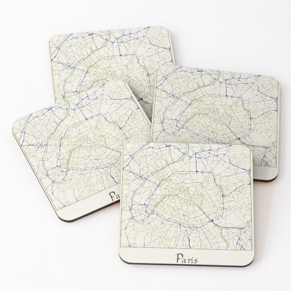 Item preview, Paris France Named City Map - Hand-Drawn designed and sold by StylishStacks.