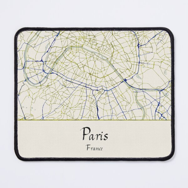 Item preview, Paris France Named City Map - Hand-Drawn designed and sold by StylishStacks.