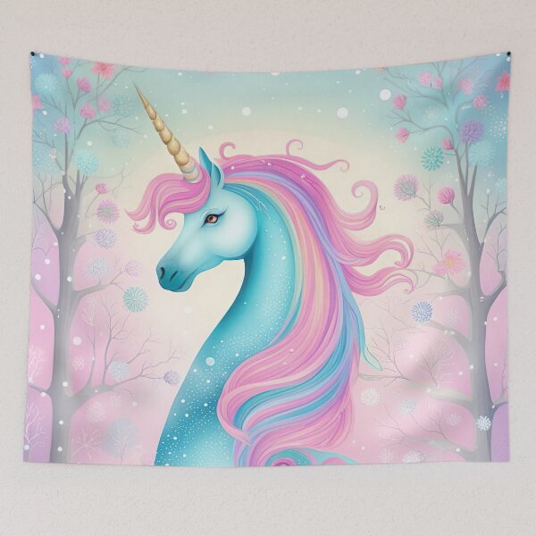 Item preview, Enchanted Christmas Unicorn: A Magical Winter Fantasy designed and sold by FriskyLemur.