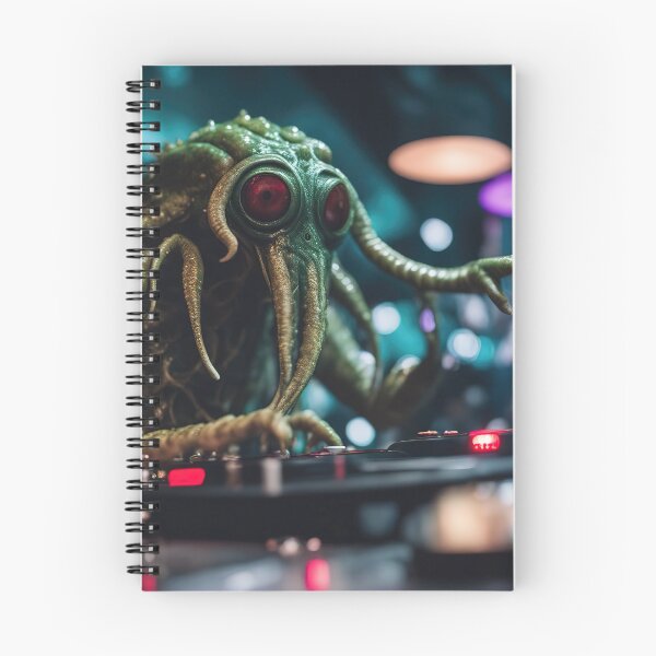 Item preview, Cosmic Grooves: DJ Cthulhu's Birthday Bash Techno Party designed and sold by RK - Shop.