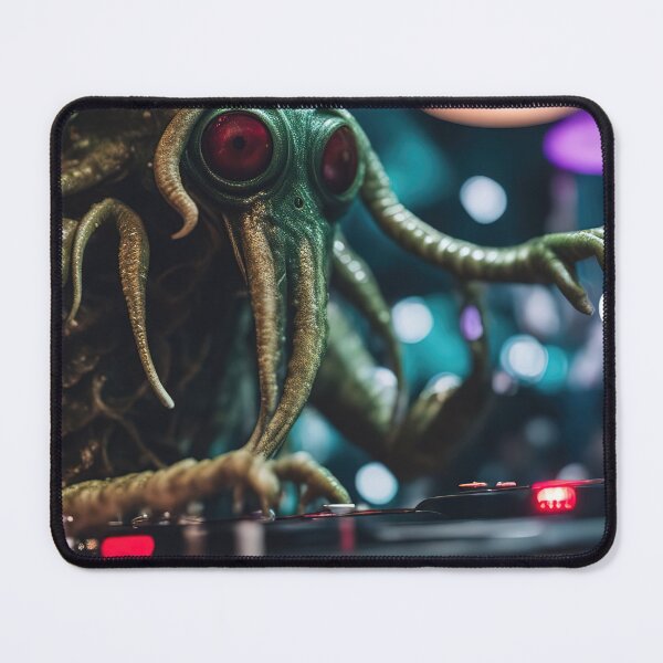 Item preview, Cosmic Grooves: DJ Cthulhu's Birthday Bash Techno Party designed and sold by RK - Shop.