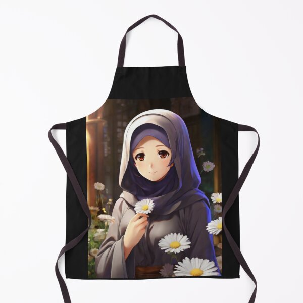 Item preview, Headscarf Beauty with Daisy Charm designed and sold by ReyhansArtWorld.