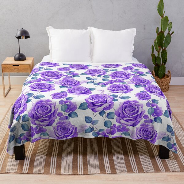 Item preview, seamless pattern: purple Rose designed and sold by UsDesignsArt.
