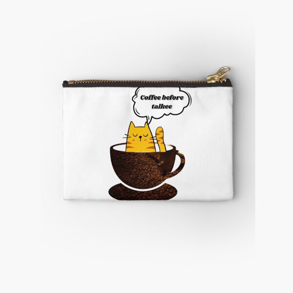Item preview, Coffee before Talkee cat designed and sold by Mikusia.
