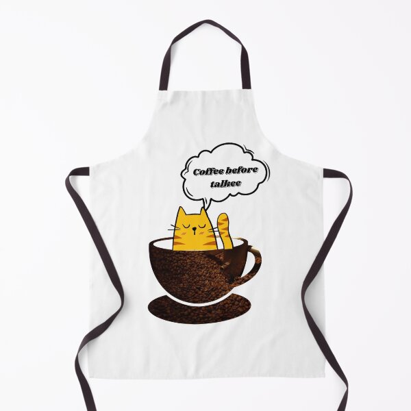 Item preview, Coffee before Talkee cat designed and sold by Mikusia.