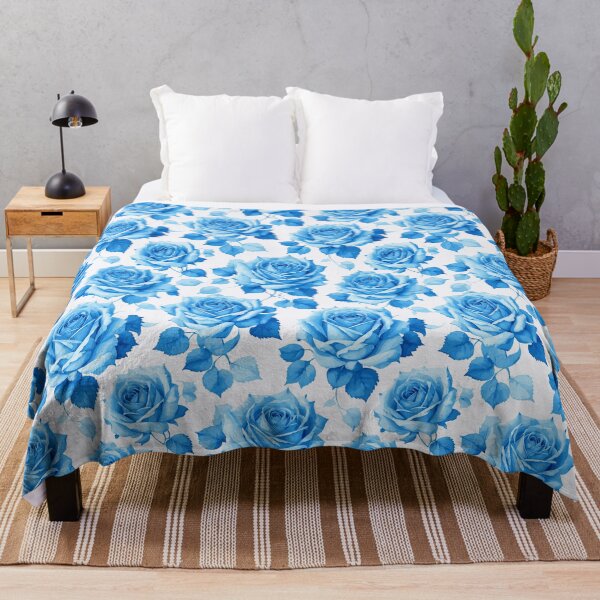 Item preview, seamless pattern: Blue Rose designed and sold by UsDesignsArt.