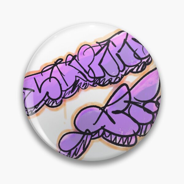 Item preview,  Small Graffiti Throwie Purple designed and sold by CreativeOpus.