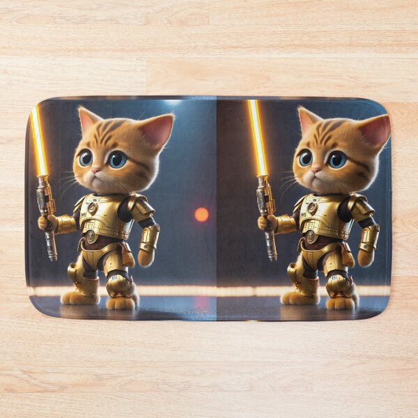 Item preview, Robot cat is training to fight. designed and sold by BotunPeony.