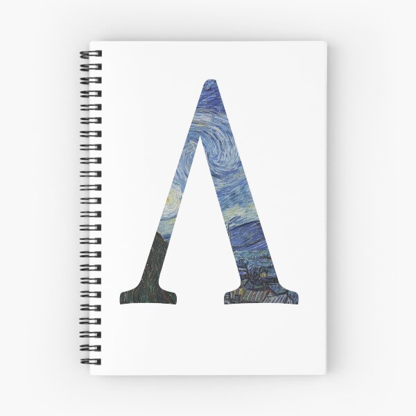 Item preview, Starry Night Alphabet - Λ designed and sold by Evelyn Montgomery.