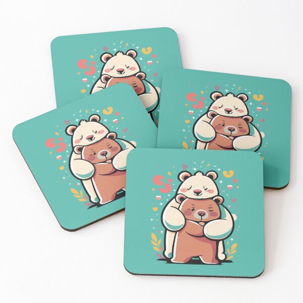 Item preview, Bubu Und Dudu Hug, Bubu and Dudu Happy Heart, designed and sold by UrbanGraphixs.