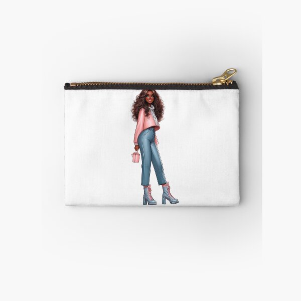 Item preview, Winter Girl Design, Afro Fashion Woman, Winter Cute Girl Art Work. designed and sold by gabrielakrall.