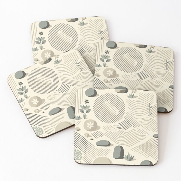 Item preview, Simplistic Zen Garden Pattern designed and sold by CoussaZau.