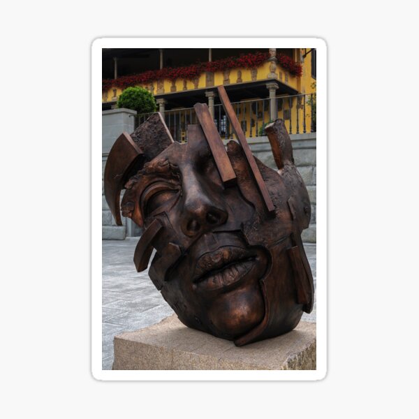 Item preview, Bronze sculpture of giant human head designed and sold by Terence Kerr.