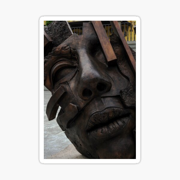 Item preview, Postmodern sculpture of gigantic human head designed and sold by Terence Kerr.