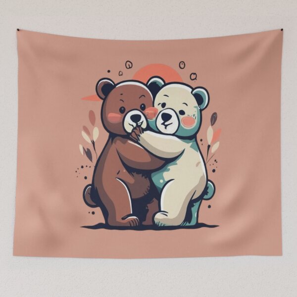 Item preview, Bubu Und Dudu Hug, Bubu and Dudu Happy Heart, designed and sold by UrbanGraphixs.