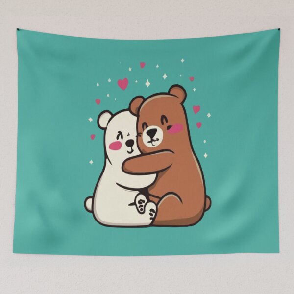Item preview, Bubu Und Dudu Hug, Bubu and Dudu Happy Heart, designed and sold by UrbanGraphixs.
