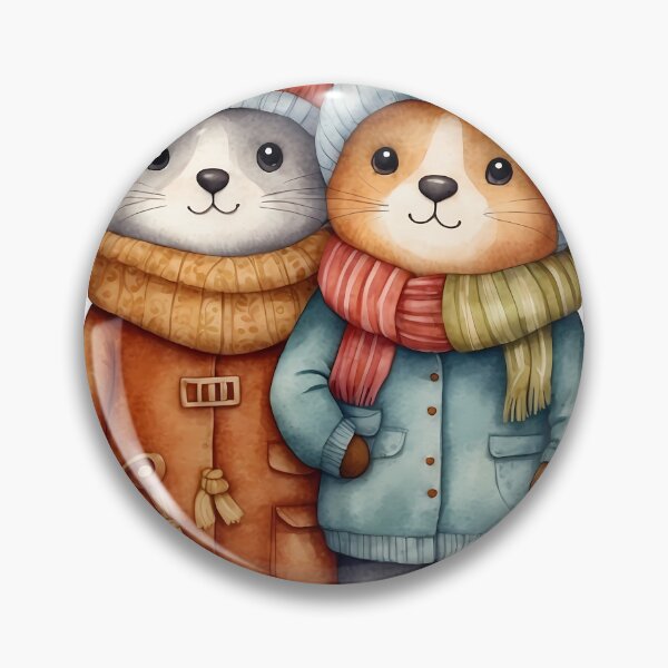 Item preview, seal in love with heart in hand designed and sold by wplamkung.
