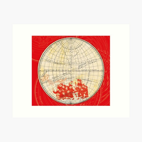 Item preview, Winds and Meridians designed and sold by BasesArt.