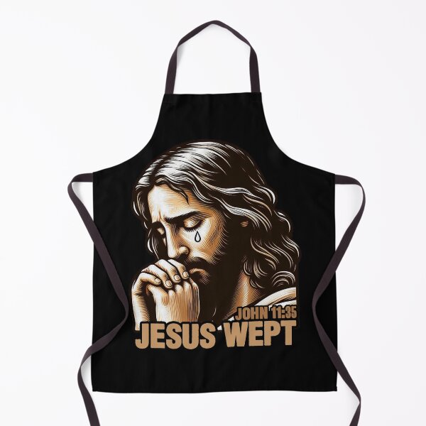 Item preview, John 11:35 Jesus Wept Bible Quote Garden of Gethsemane designed and sold by plushism.