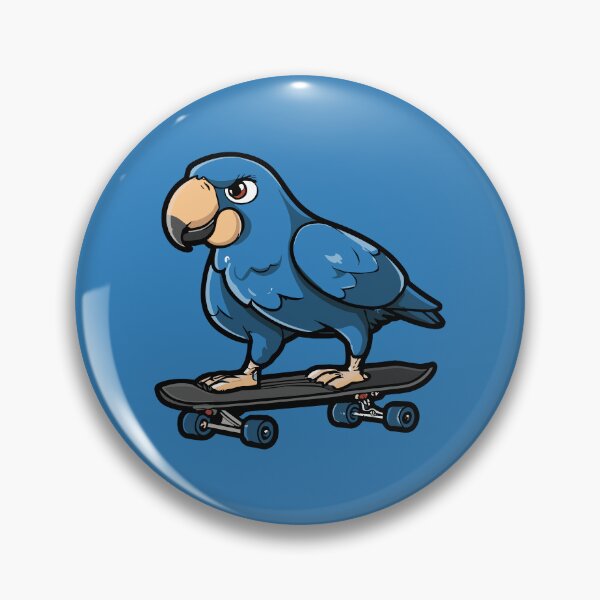 Item preview, Blue Quaker Bird Skateboard Punk designed and sold by NAMIllustrator.