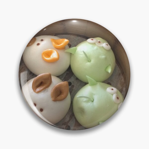 Item preview, Green Alien Steamed Bun  designed and sold by errudd.