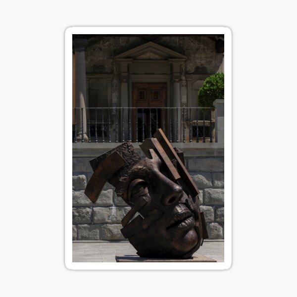 Item preview, Sculpted head and Ionic church portico, Fiesole, Tuscany designed and sold by Terence Kerr.