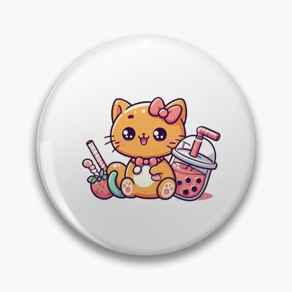 Item preview, Bubble Tea Cute NekoCat designed and sold by tuckmerrytees.