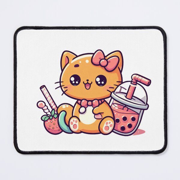 Item preview, Bubble Tea Cute NekoCat designed and sold by tuckmerrytees.