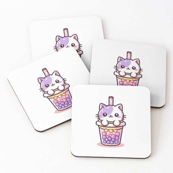 Item preview, Bubble Tea Cute NekoCat designed and sold by tuckmerrytees.